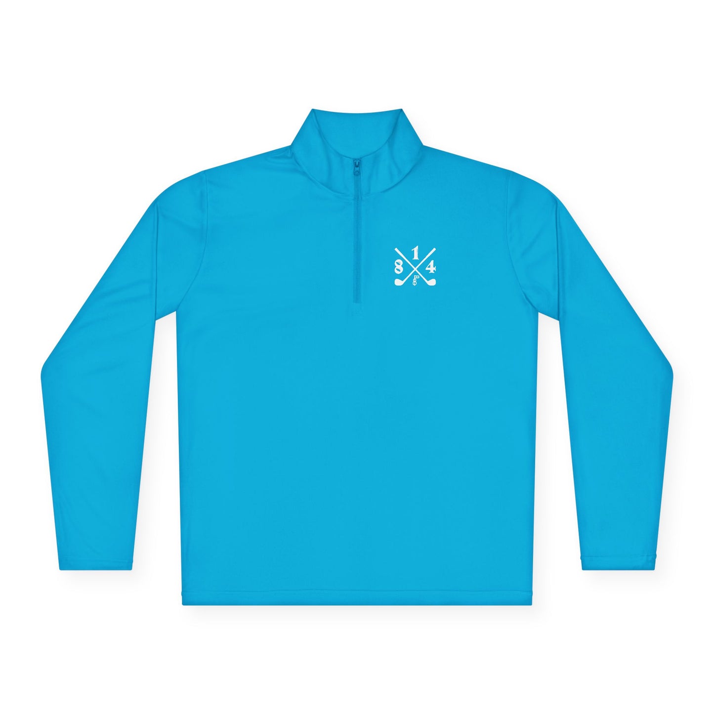 81Fore "Cross Clubs" White logo - Light Quarter Zip # 0020081