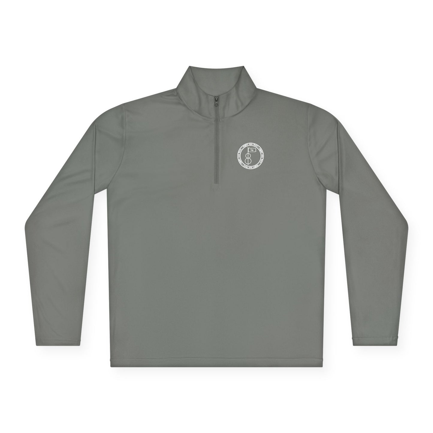81Fore "Ring Logo" White logo - Light Quarter Zip # 0020061