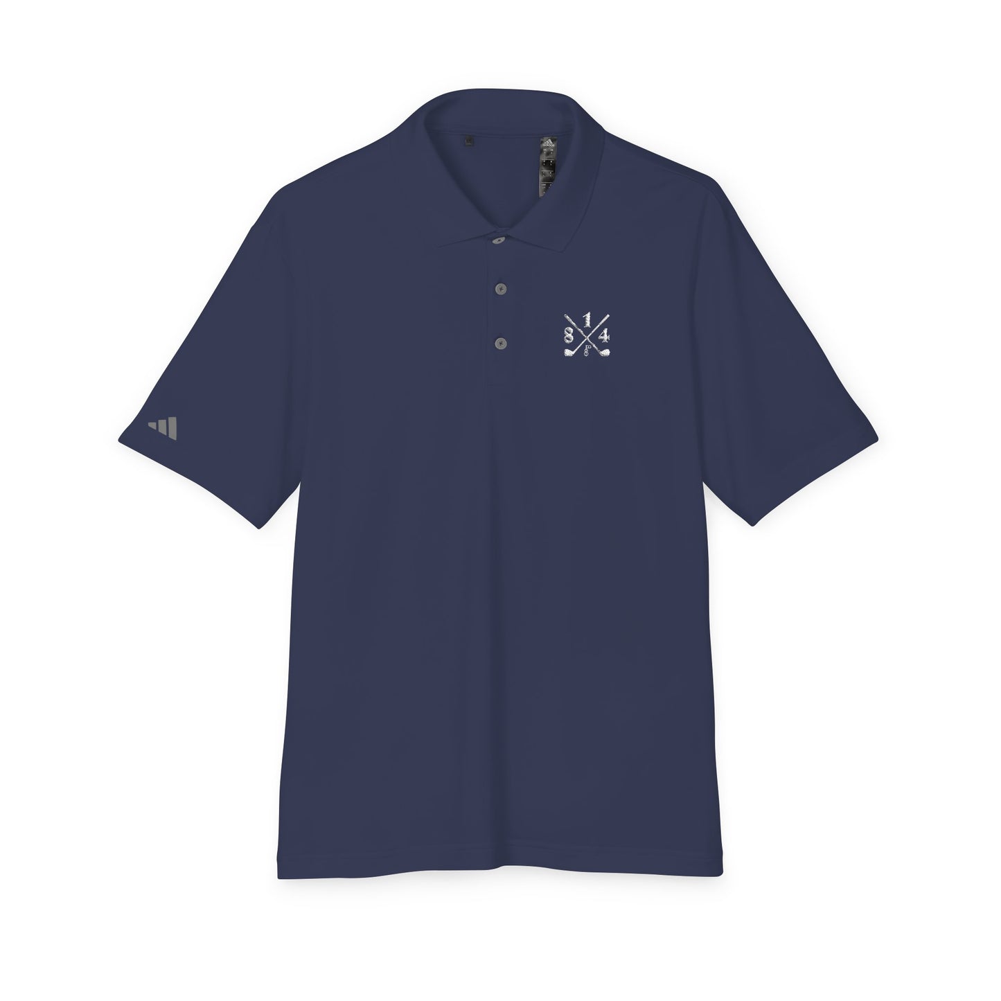 81Fore Cross Clubs Polo White Logo