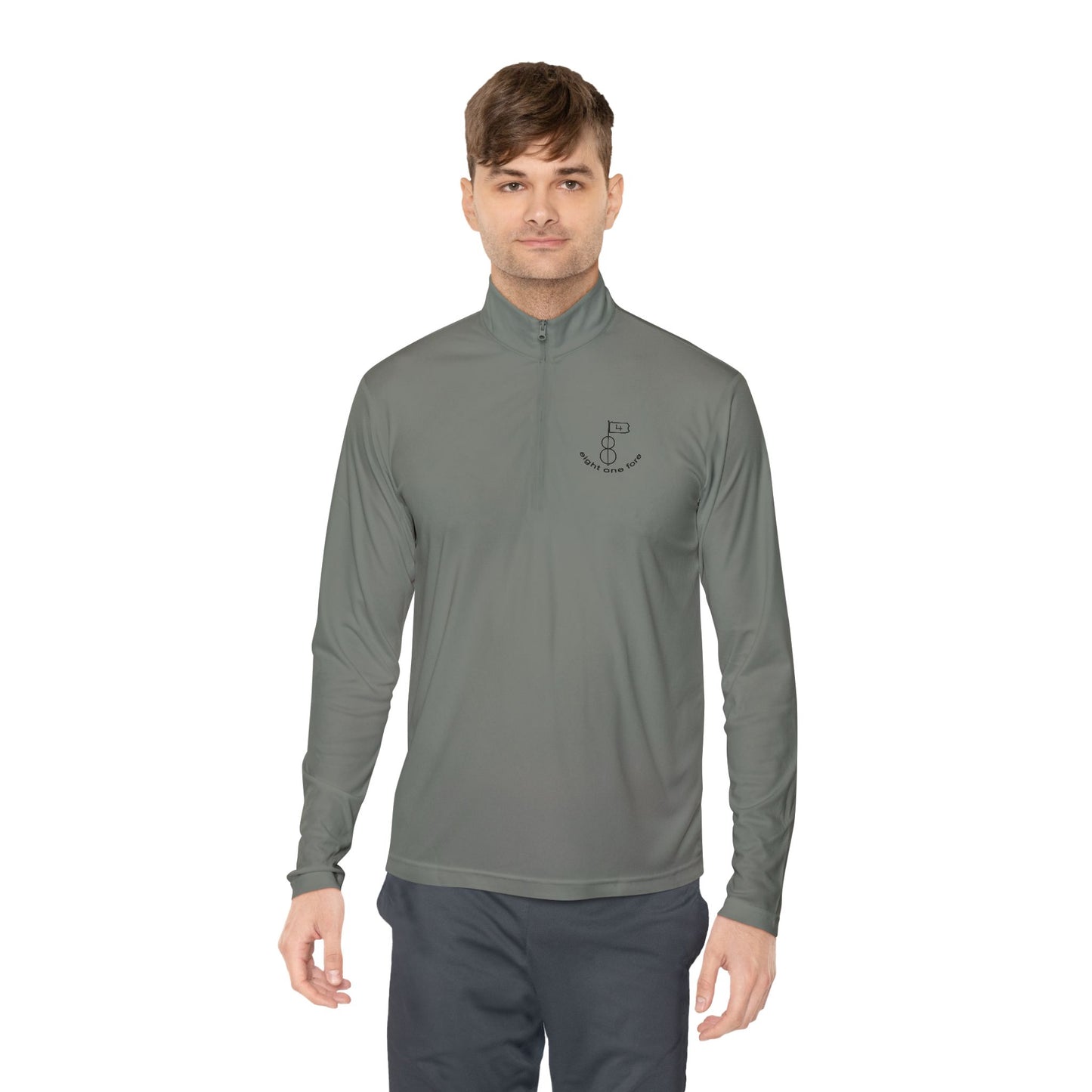 81Fore "Classic Logo" Black logo - Light Quarter Zip # 0020010