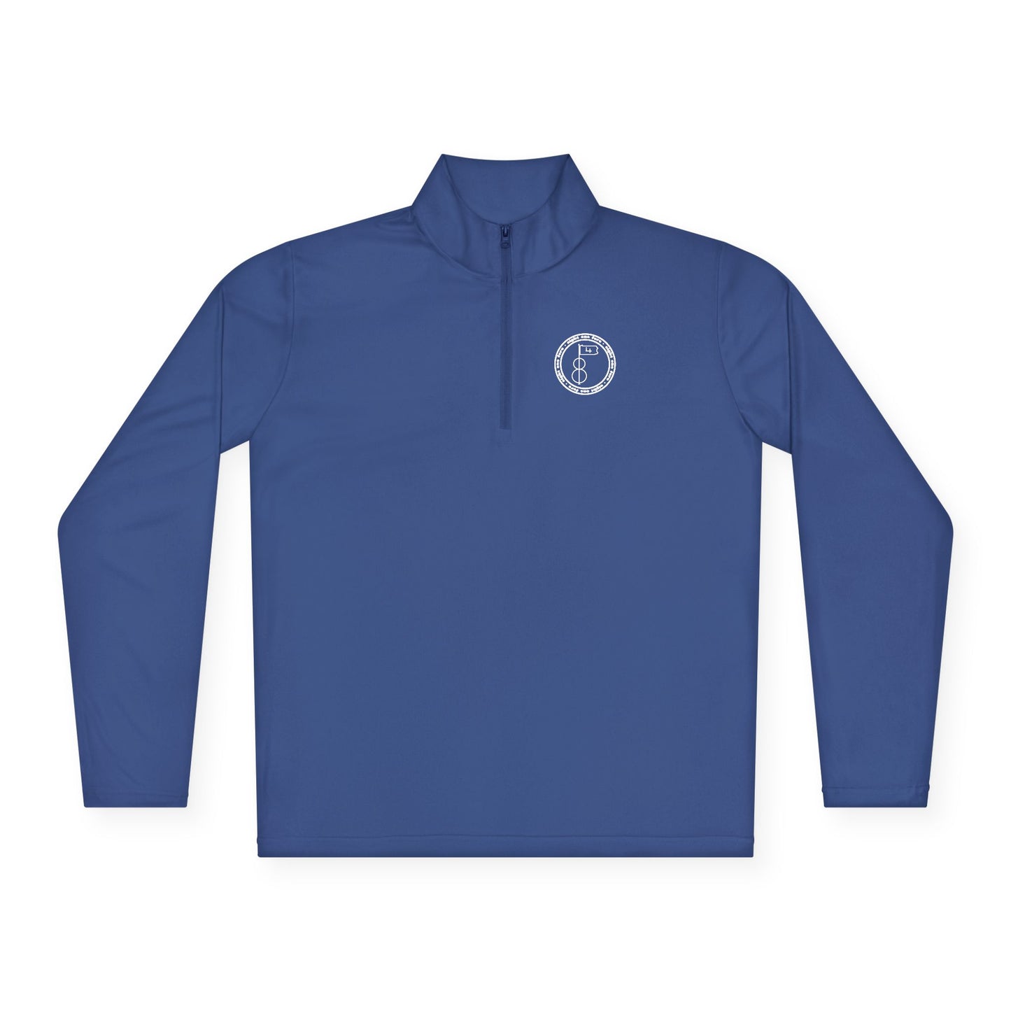 81Fore "Ring Logo" White logo - Light Quarter Zip # 0020061