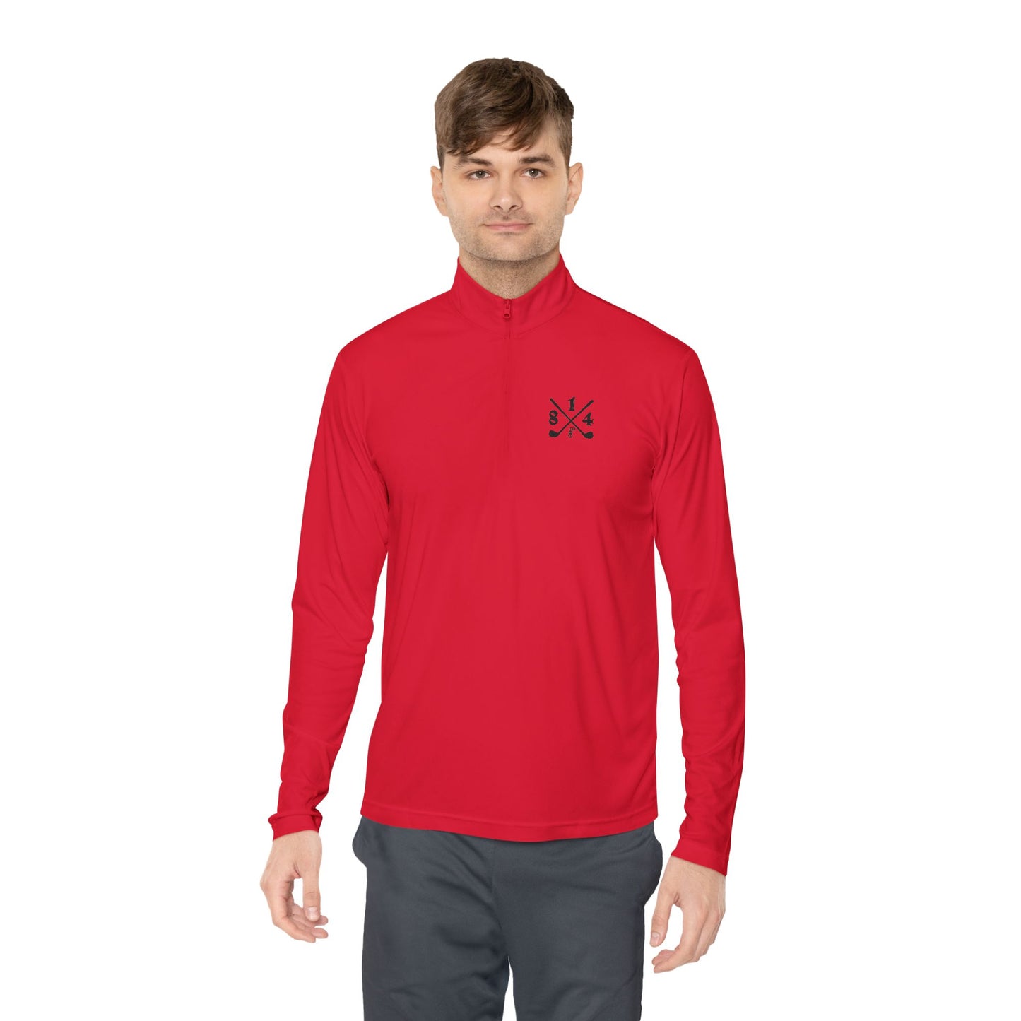81Fore "Cross Clubs" Black logo - Light Quarter Zip # 0020080