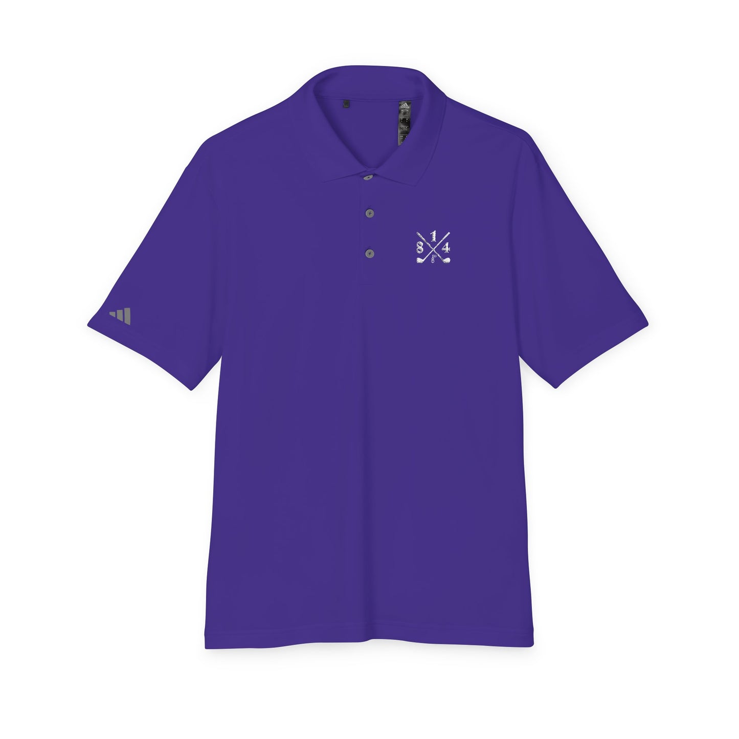 81Fore Cross Clubs Polo White Logo