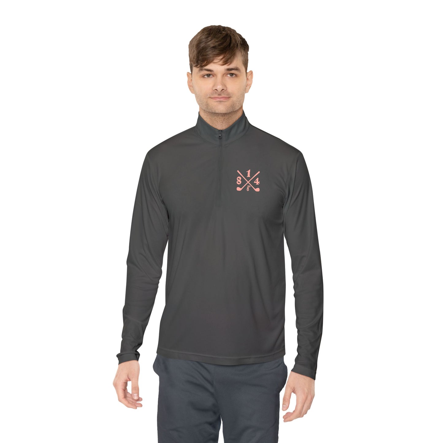 81Fore "Cross Clubs" Pink logo - Light Quarter Zip # 0020087