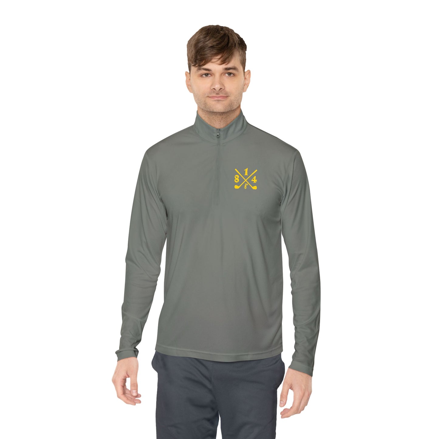 81Fore "Cross Clubs" Gold logo - Light Quarter Zip # 0020082