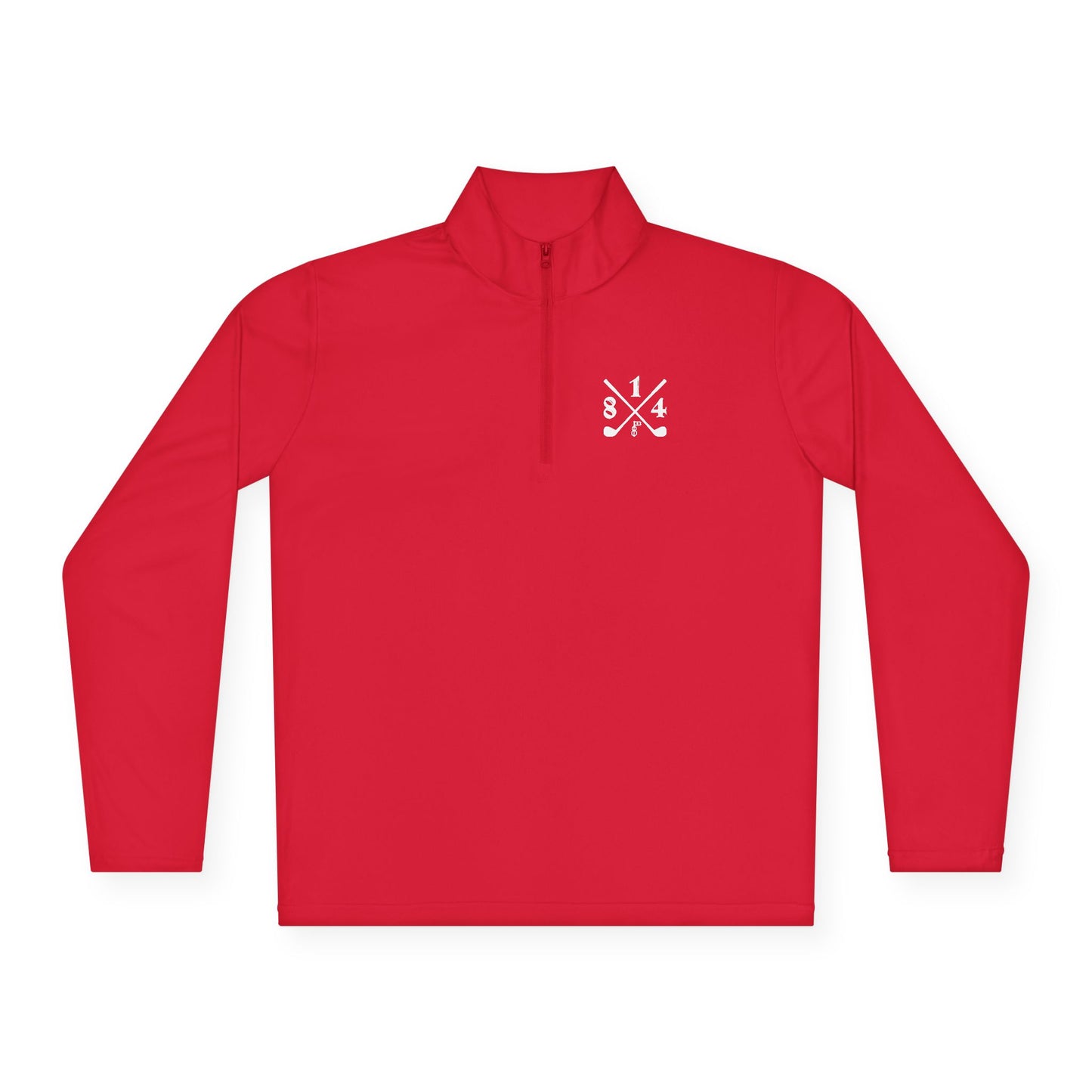 81Fore "Cross Clubs" White logo - Light Quarter Zip # 0020081