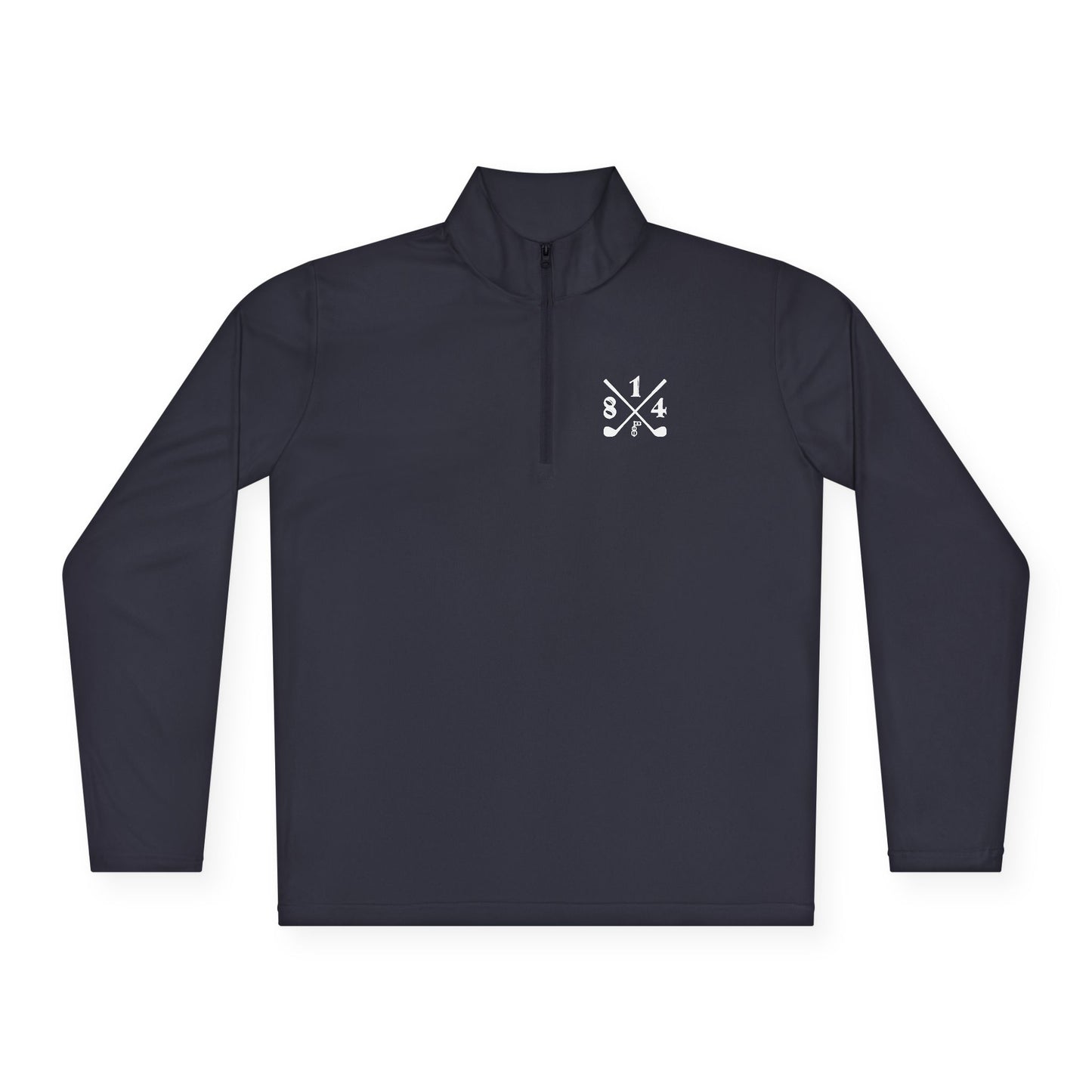 81Fore "Cross Clubs" White logo - Light Quarter Zip # 0020081