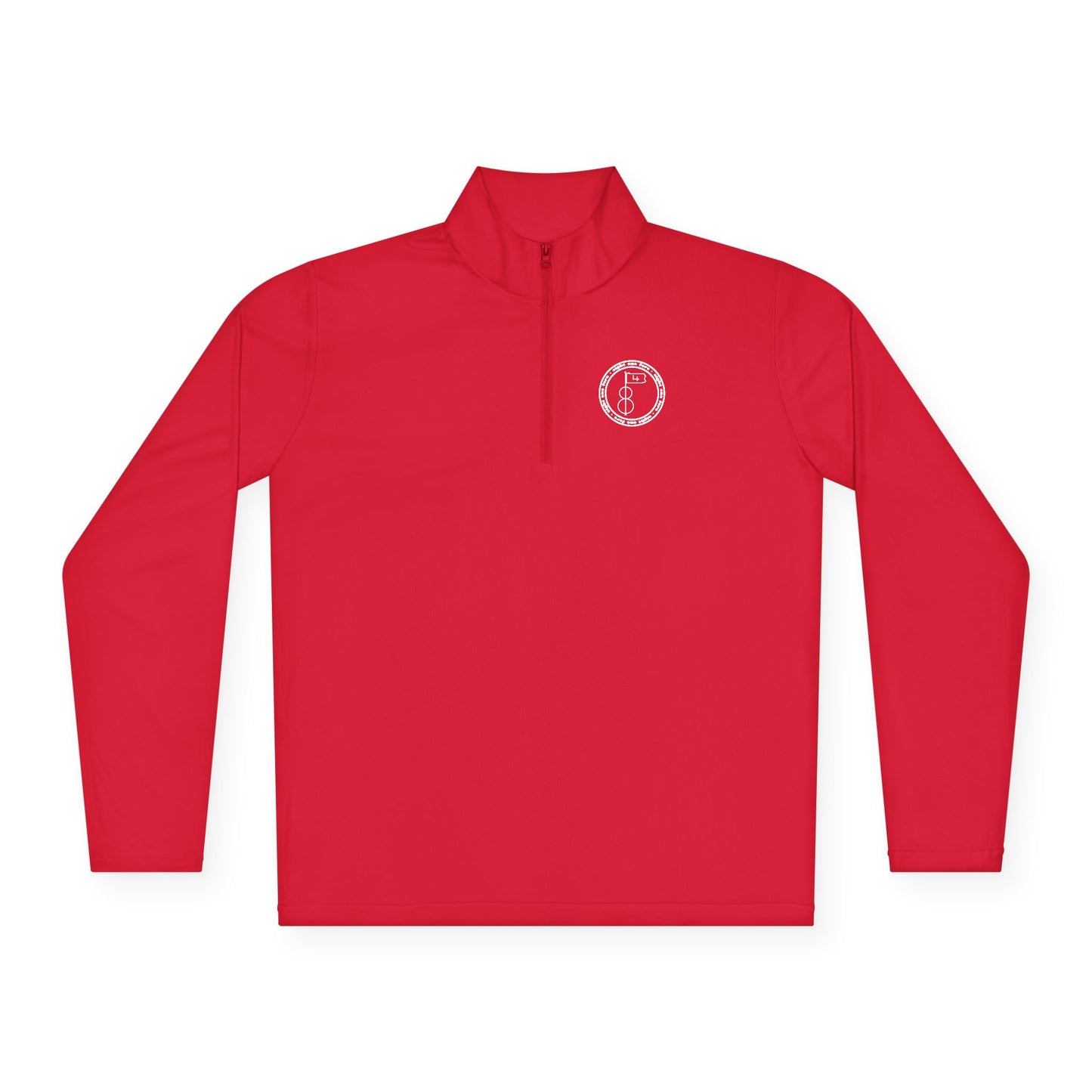 81Fore "Ring Logo" White logo - Light Quarter Zip # 0020061
