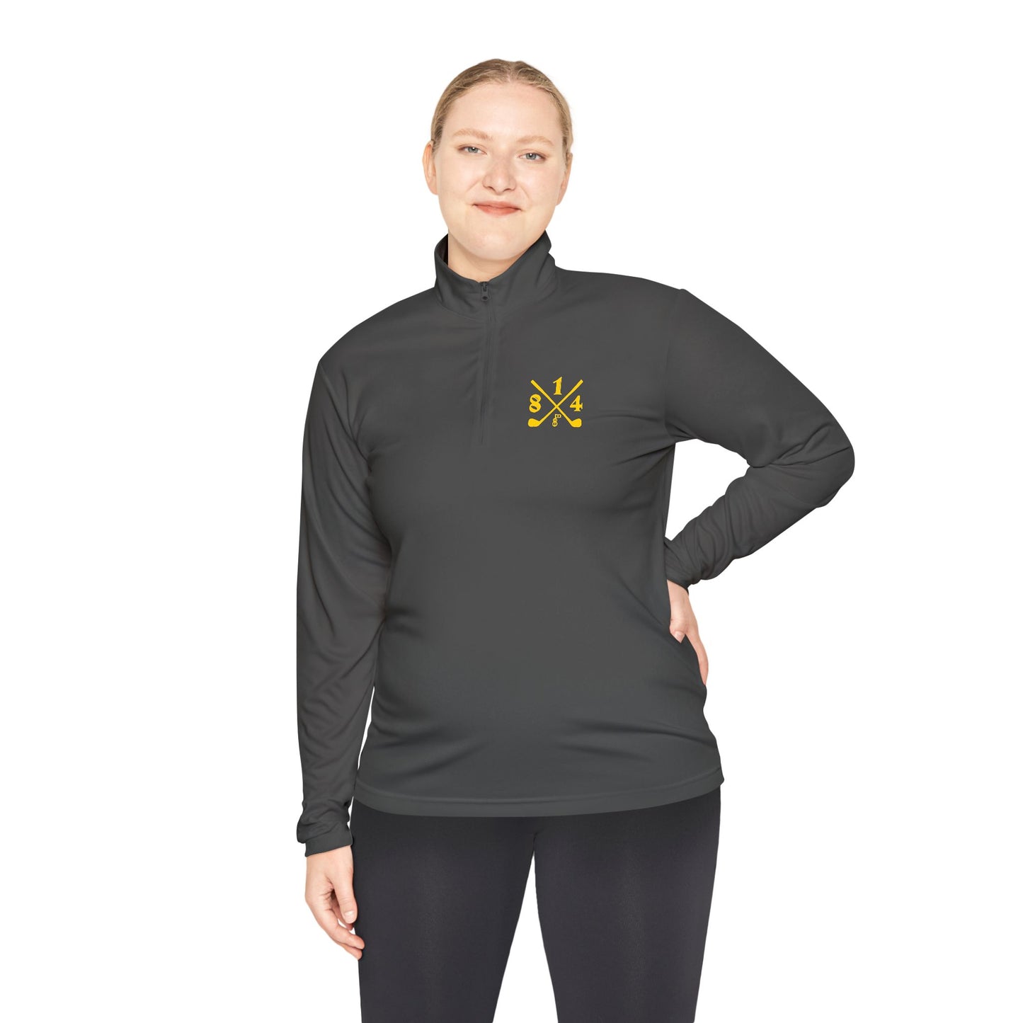 81Fore "Cross Clubs" Gold logo - Light Quarter Zip # 0020082