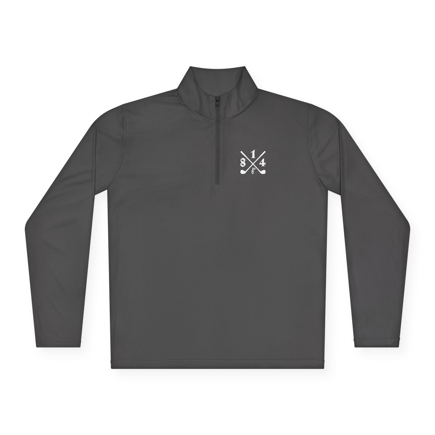 81Fore "Cross Clubs" White logo - Light Quarter Zip # 0020081