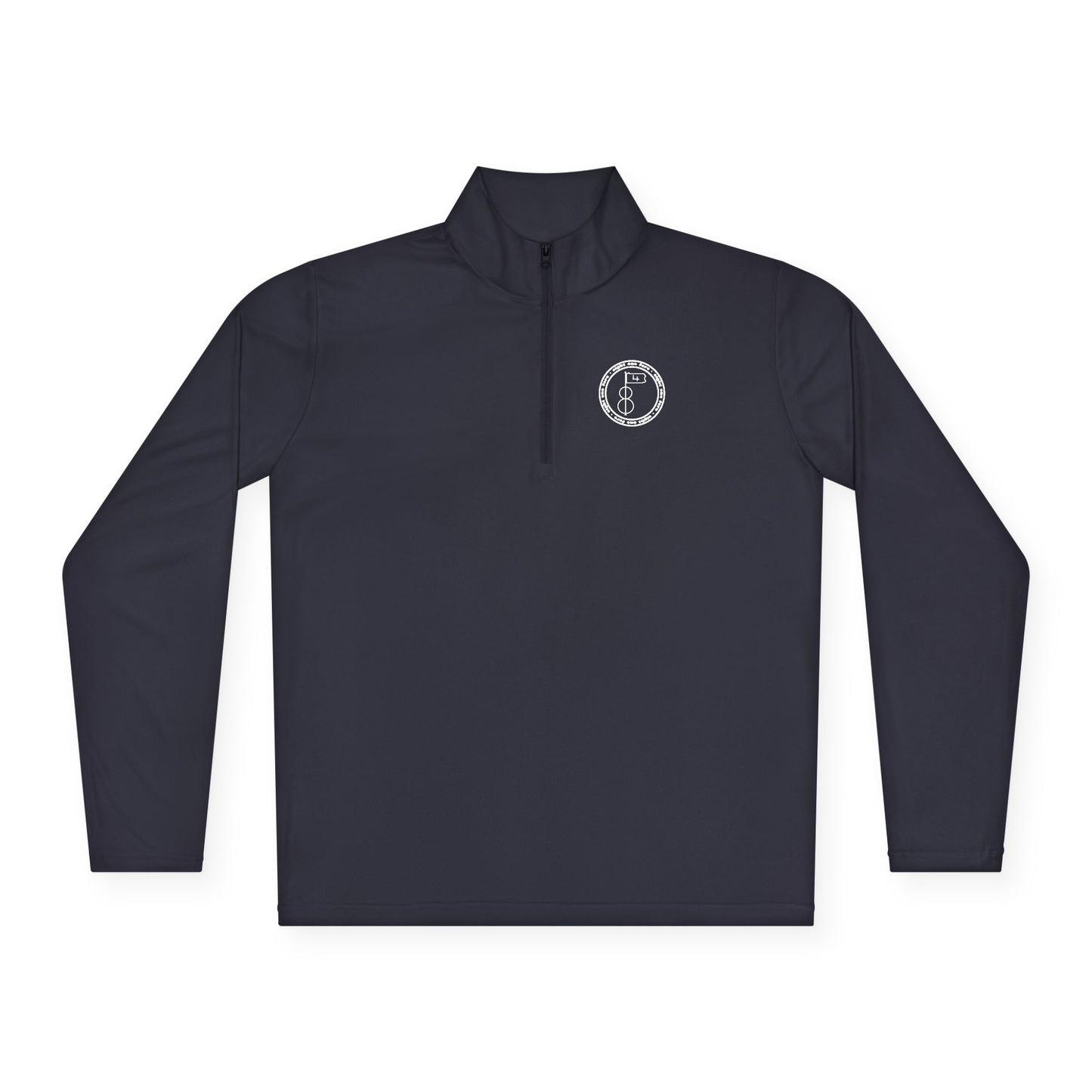 81Fore "Ring Logo" White logo - Light Quarter Zip # 0020061