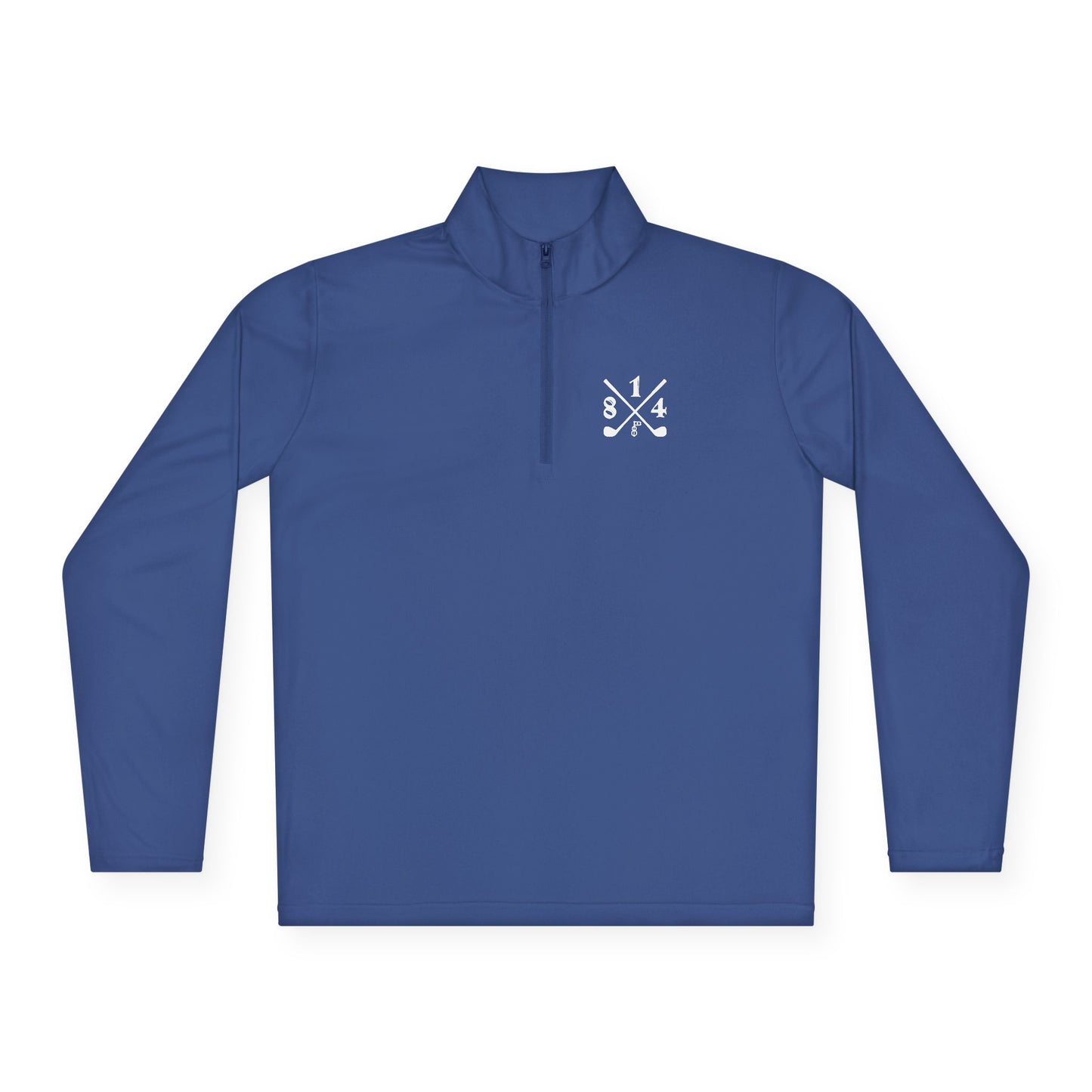 81Fore "Cross Clubs" White logo - Light Quarter Zip # 0020081