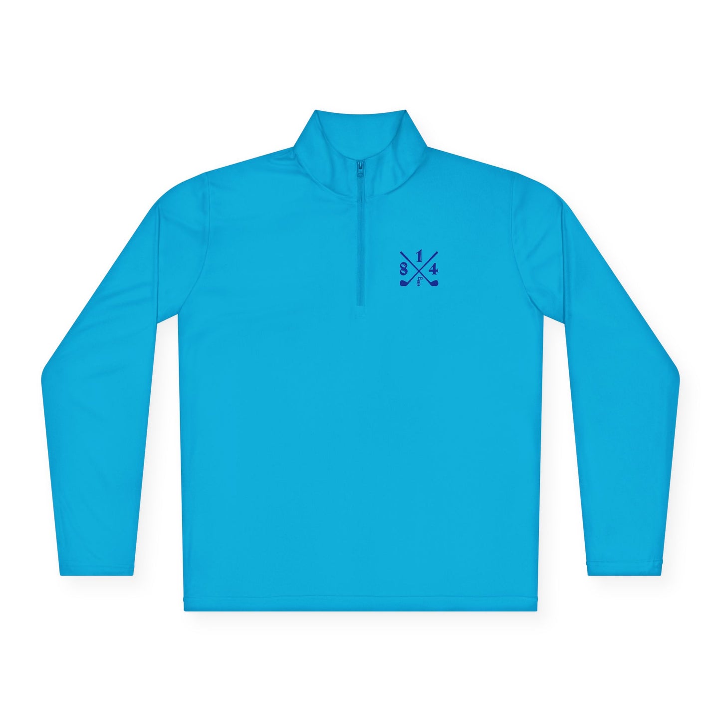 81Fore "Cross Clubs" Blue logo - Light Quarter Zip # 0020083