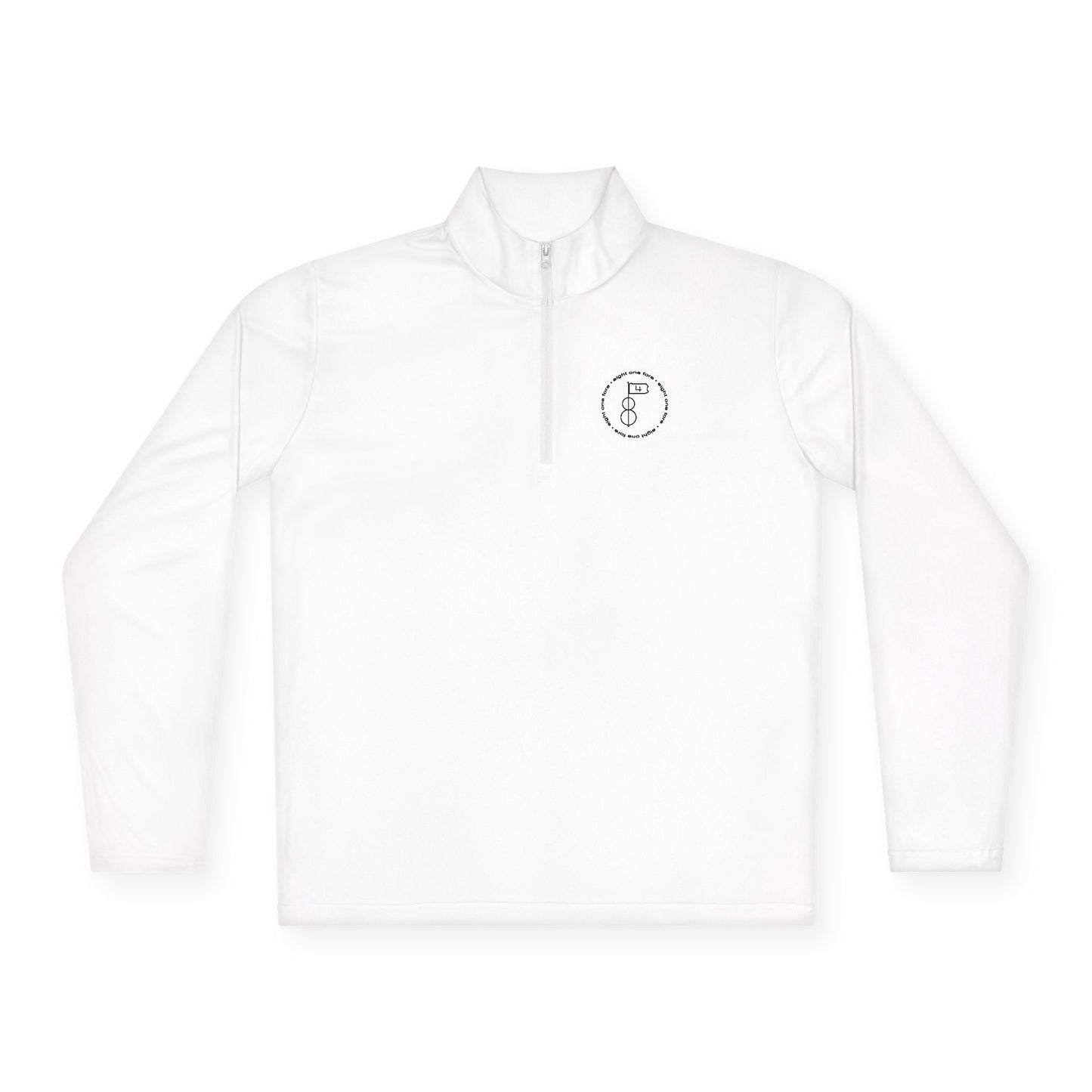 81Fore "Simple Circle" Black logo - Light Quarter Zip # 002020