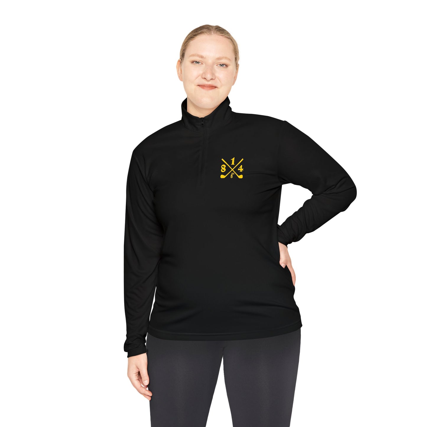 81Fore "Cross Clubs" Gold logo - Light Quarter Zip # 0020082