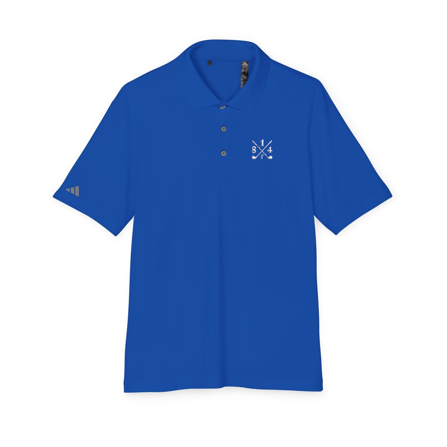 81Fore Cross Clubs Polo White Logo