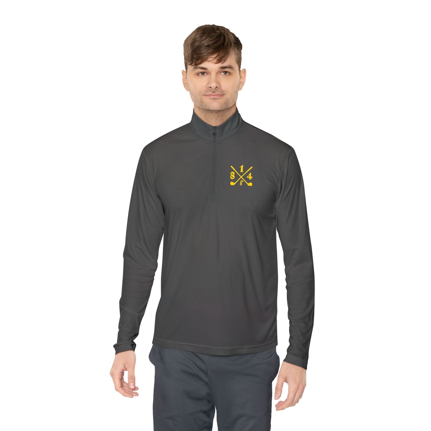 81Fore "Cross Clubs" Gold logo - Light Quarter Zip # 0020082