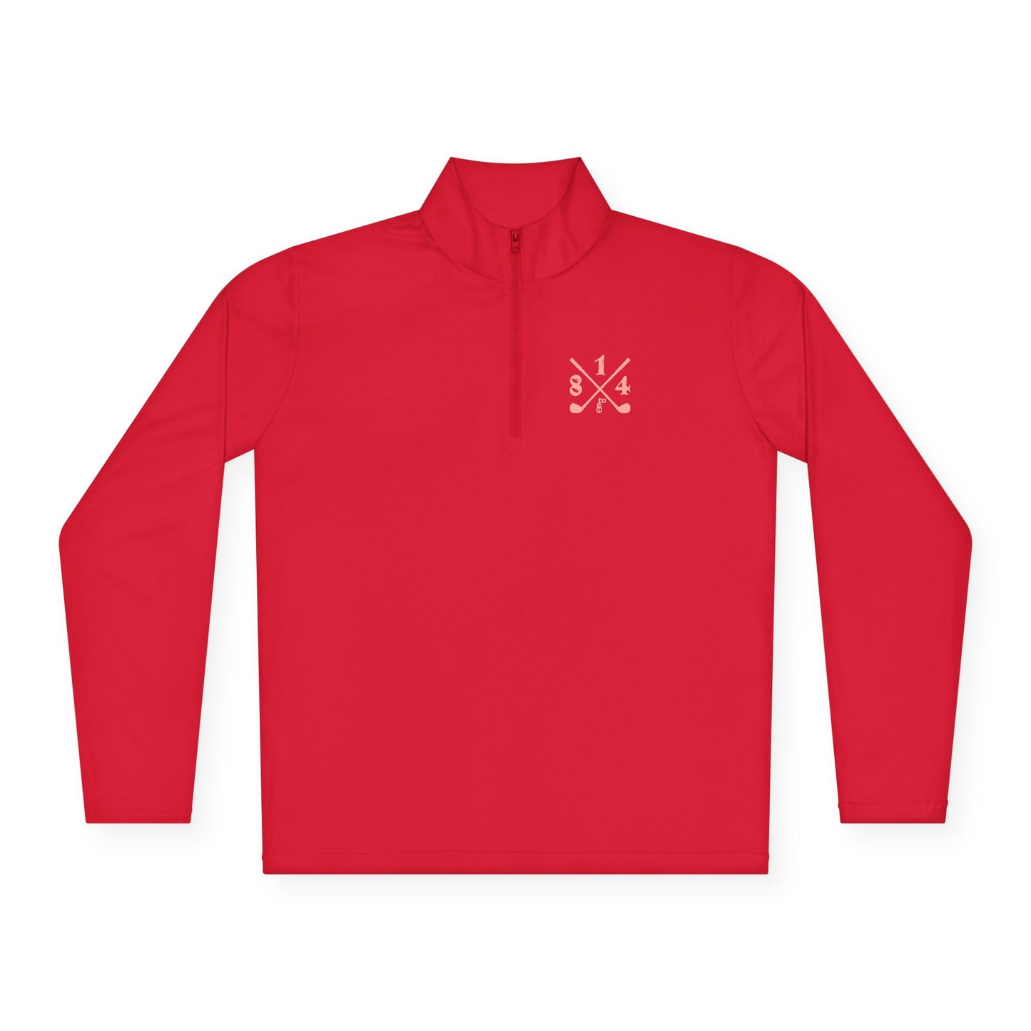 81Fore "Cross Clubs" Pink logo - Light Quarter Zip # 0020087