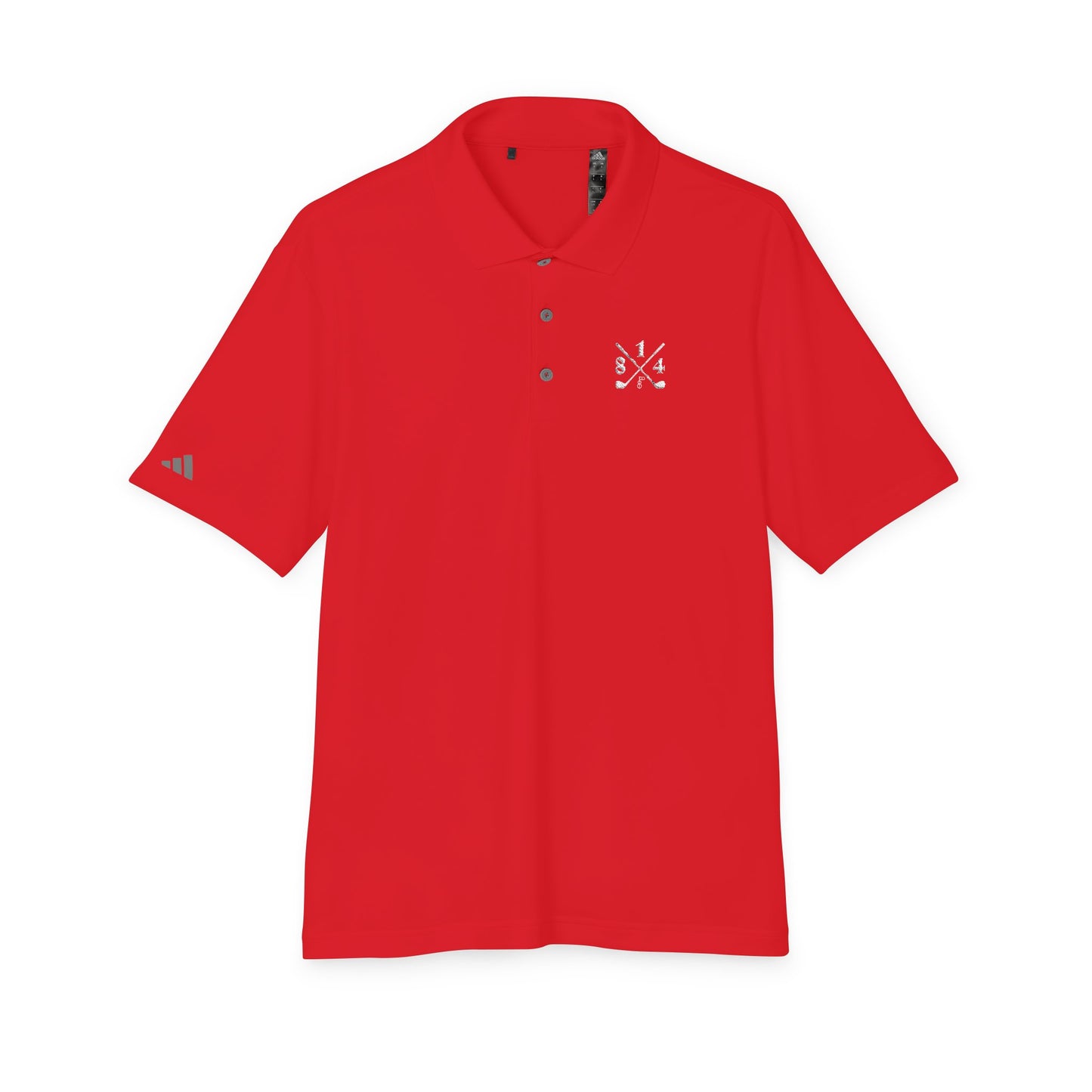 81Fore Cross Clubs Polo White Logo