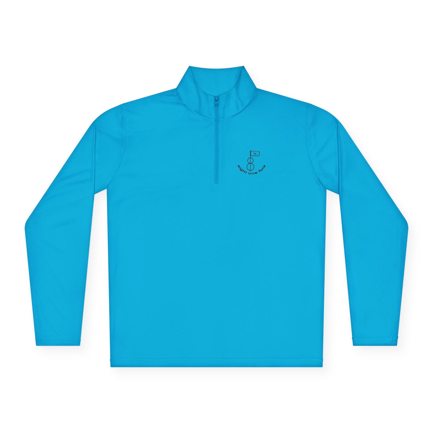 81Fore "Classic Logo" Black logo - Light Quarter Zip # 0020010