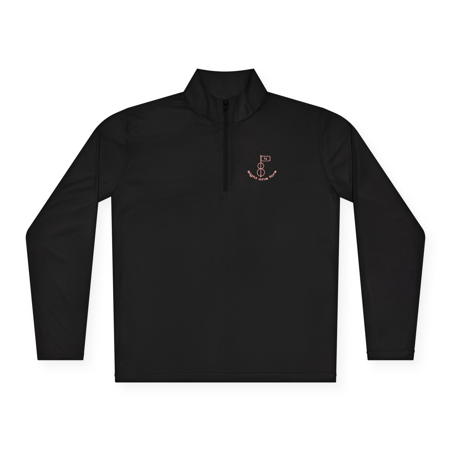81Fore "Classic Logo" Pink logo - Light Quarter Zip # 0020017