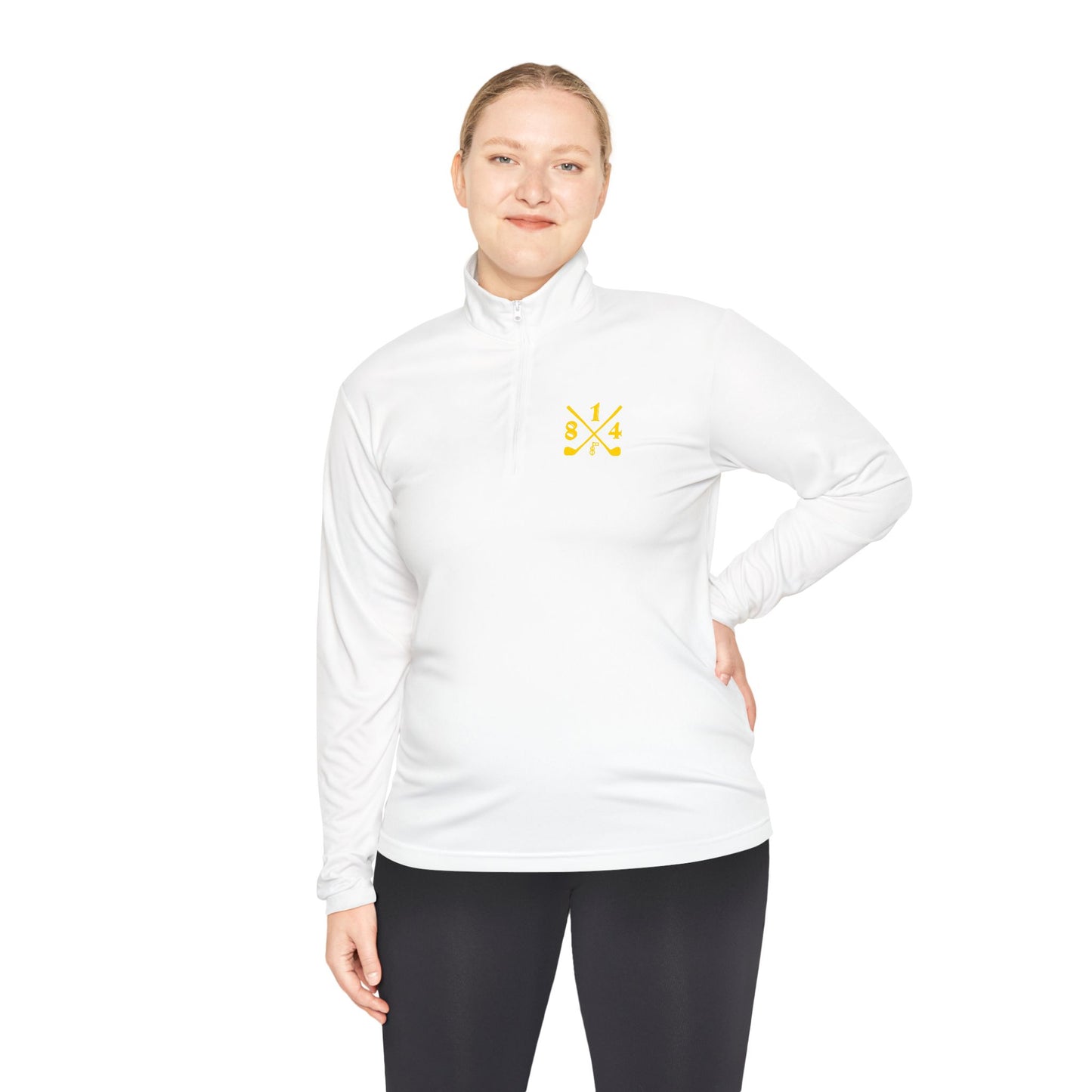 81Fore "Cross Clubs" Gold logo - Light Quarter Zip # 0020082