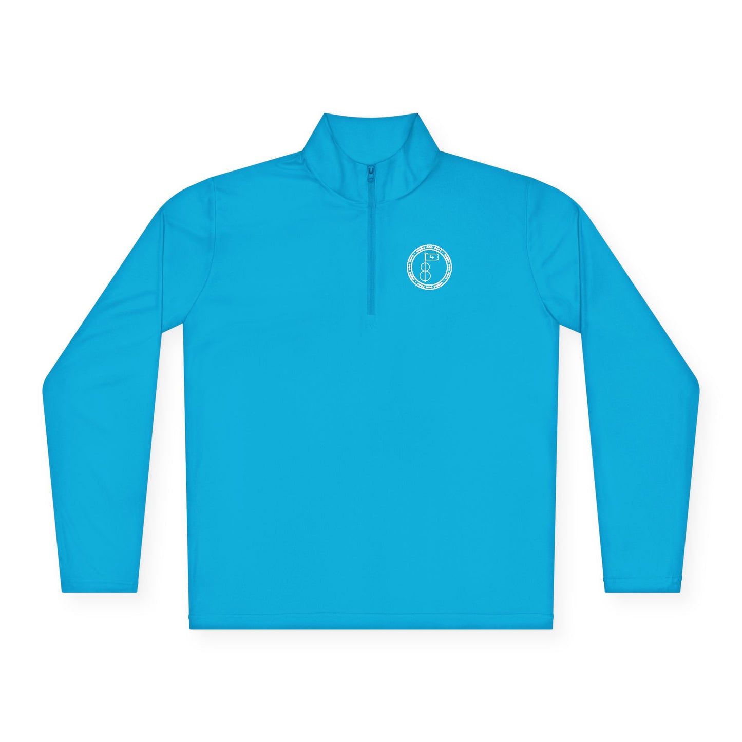 81Fore "Ring Logo" White logo - Light Quarter Zip # 0020061