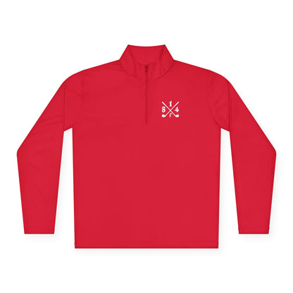 81Fore "Cross Clubs" White logo - Light Quarter Zip # 0020081
