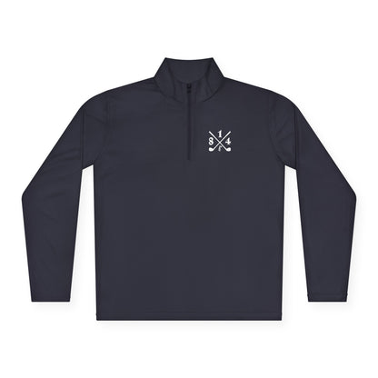81Fore "Cross Clubs" White logo - Light Quarter Zip # 0020081