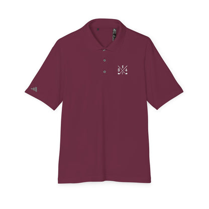 81Fore Cross Clubs Polo White Logo
