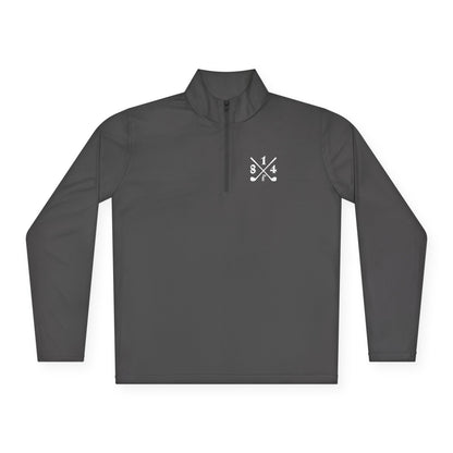81Fore "Cross Clubs" White logo - Light Quarter Zip # 0020081