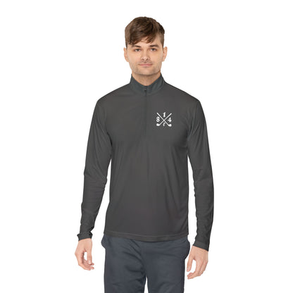81Fore "Cross Clubs" White logo - Light Quarter Zip # 0020081