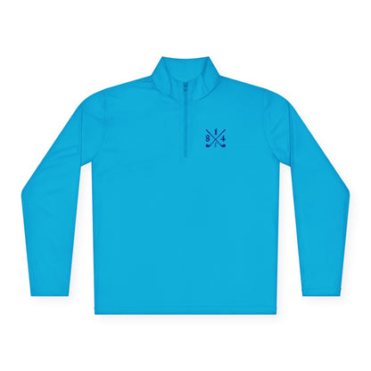 81Fore "Cross Clubs" Blue logo - Light Quarter Zip # 0020083