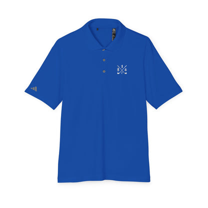 81Fore Cross Clubs Polo White Logo