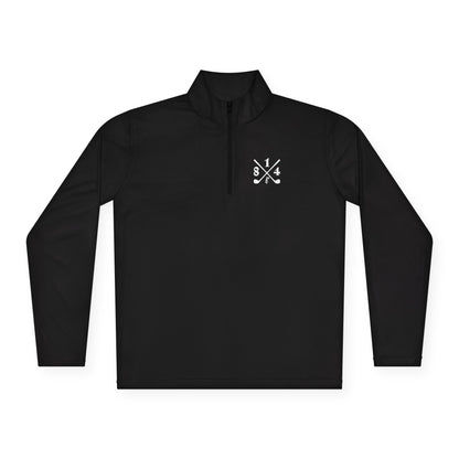 81Fore "Cross Clubs" White logo - Light Quarter Zip # 0020081