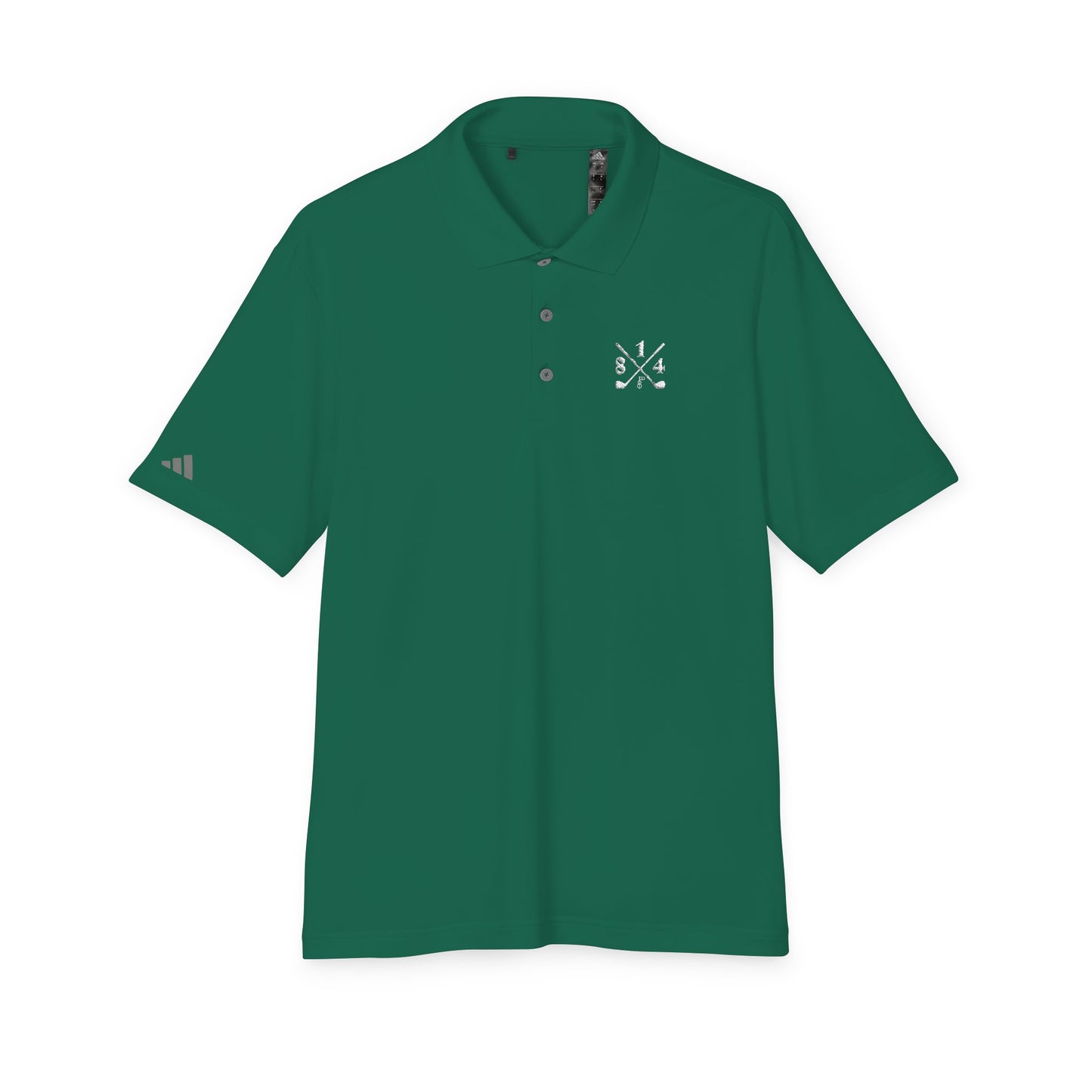 81Fore Cross Clubs Polo White Logo