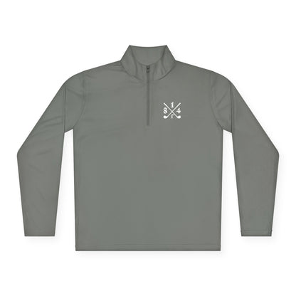 81Fore "Cross Clubs" White logo - Light Quarter Zip # 0020081