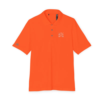 81Fore Cross Clubs Polo White Logo