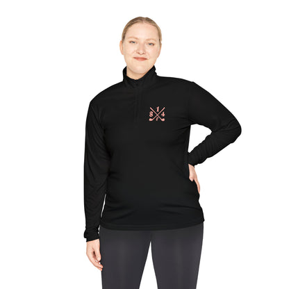 81Fore "Cross Clubs" Pink logo - Light Quarter Zip # 0020087
